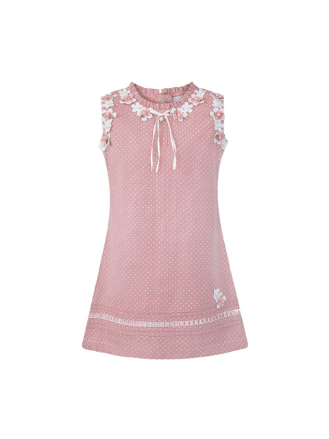 

Daffodils GIRLS WEAR Girls Pink Printed A-Line Dress