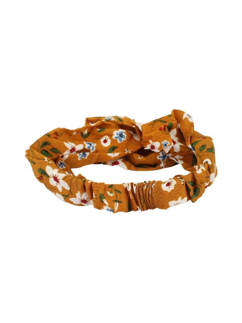 

Bellofox Women Orange & Off-White Floral Printed Hairband