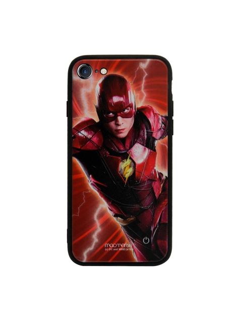 

macmerise Red & Yellow DC Comics Lightspeed Flash Lumous iPhone 7 Back Case