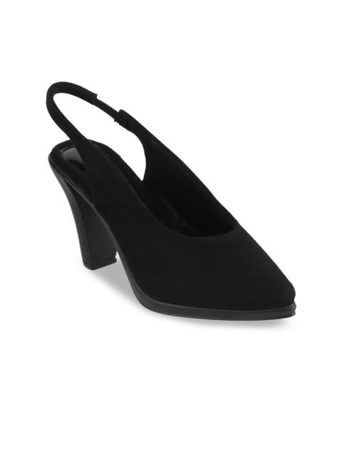 

Catwalk Women Black Solid Suede Block Heels