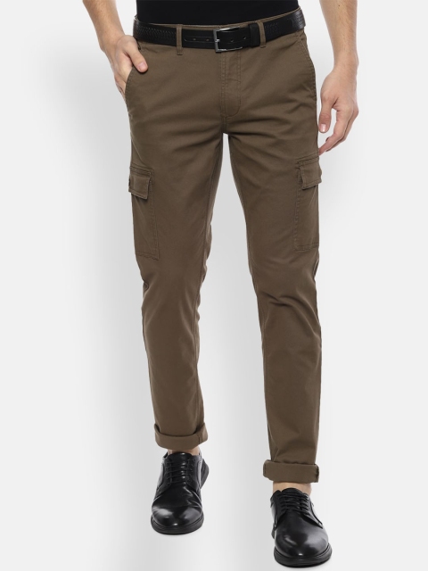 

Van Heusen Sport Men Brown Slim Fit Solid Cargos