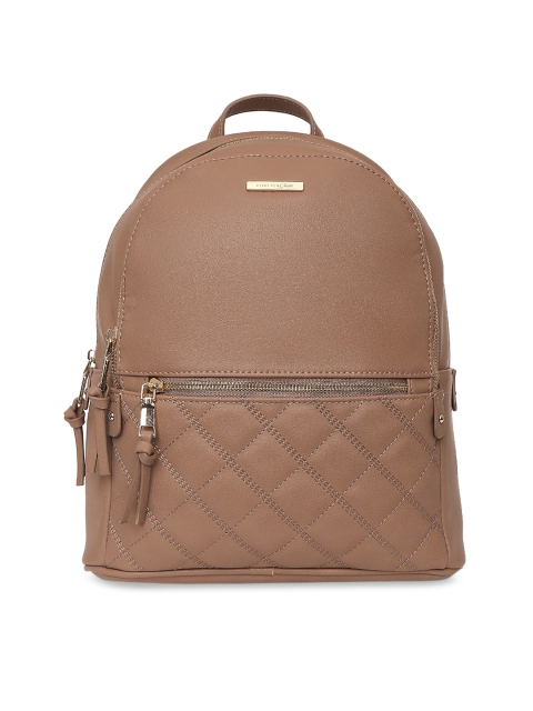 

Forever Glam by Pantaloons Women Brown Textured Backpack