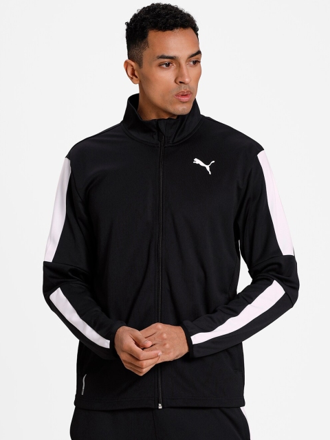 

Puma Men Black Solid Sporty Jacket