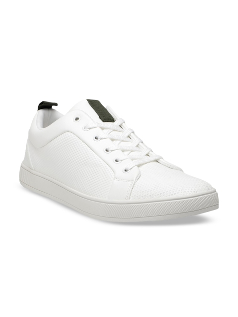 

Carlton London sports Men White Memory Foam Sneakers