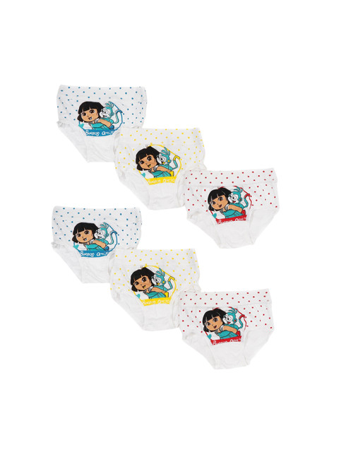 

Red Rose Girls Pack Of 6 Assorted Basic Briefs BABY