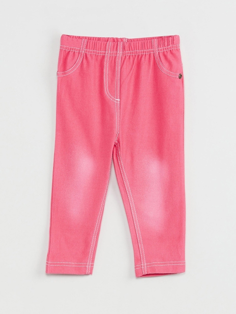 

max Girls Pink Regular Fit Mid-Rise Clean Look Jeans