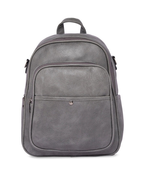 

Satchel Bags Women Grey Solid Backpack