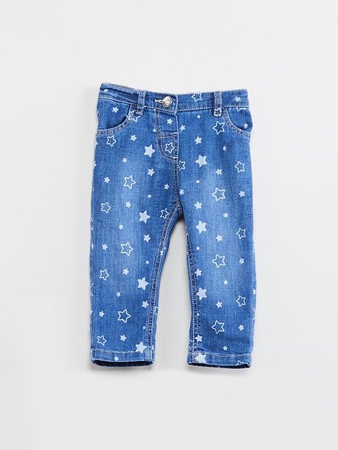 

max Girls Blue Regular Fit Mid-Rise Clean Look Stretchable Jeans