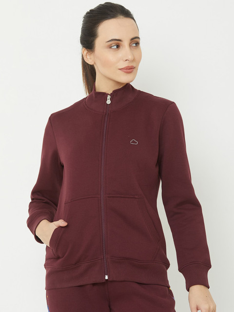 

Sweet Dreams Women Burgundy Solid Sweatshirt