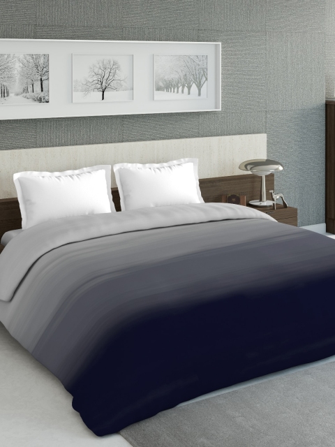 

DDecor Grey Striped Mild Winter 150 GSM Double Bed Comforter