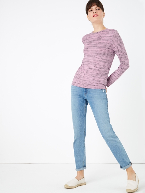 

Marks & Spencer Women Pink Solid Top