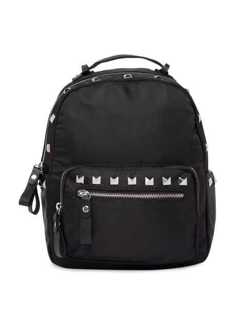

Satchel Bags Women Black Solid Backpack