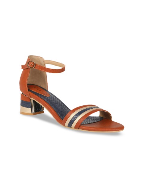 

Footin Women Brown Solid Sandals