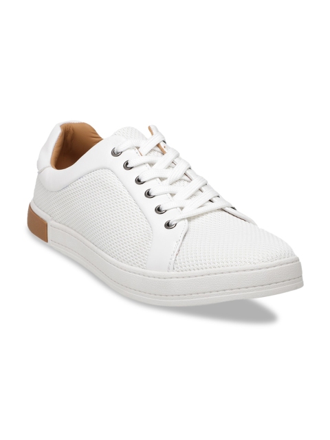

Carlton London sports Men White Memory Foam Sneakers