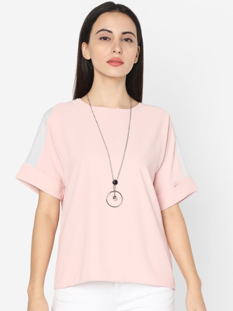 

Deal Jeans Women Peach-Coloured Solid Top