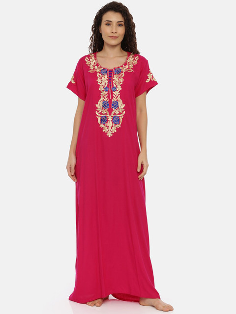 

Bailey sells Pink & Beige Embroidered Nightdress