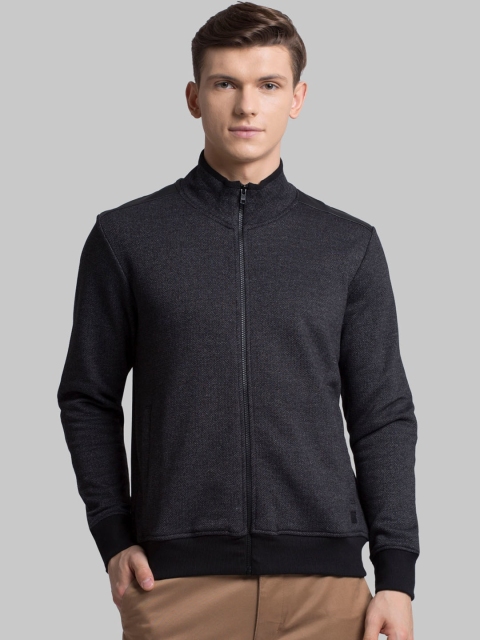

Parx Men Black Solid Sweatshirt