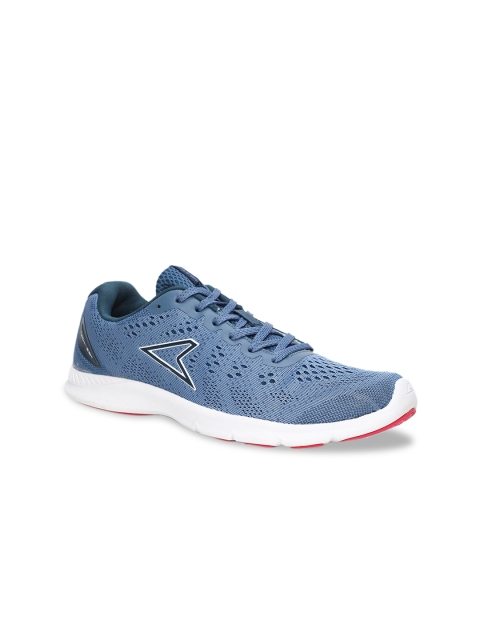 

Power Women Blue Textile Running Shoes
