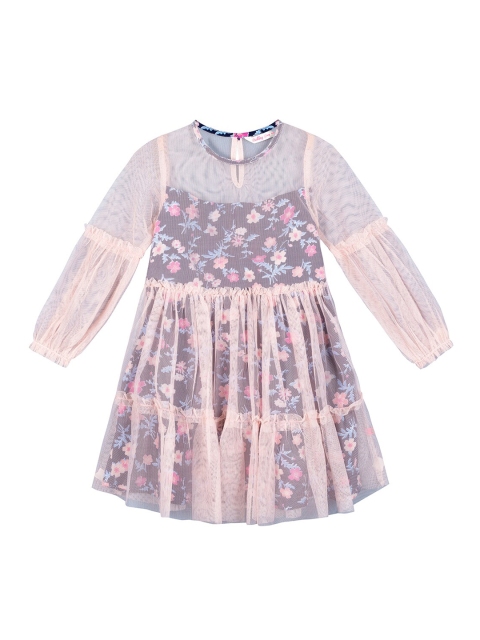 

Budding Bees Girls Black Printed A-Line Dress