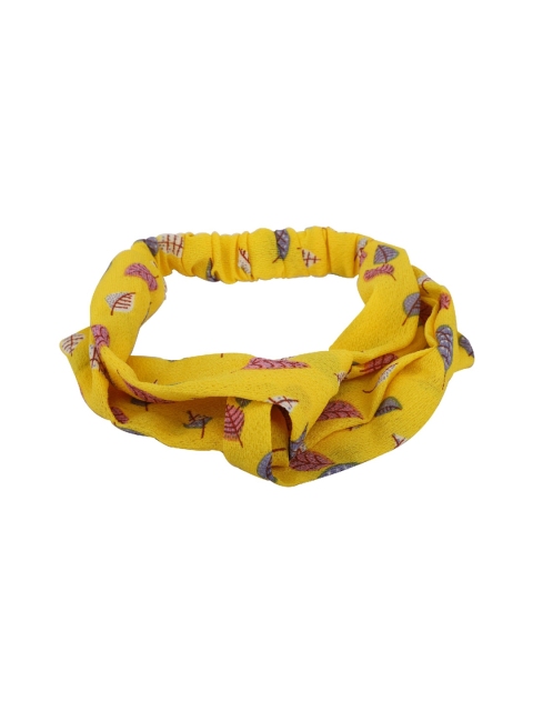 

Bellofox Women Yellow Hairband
