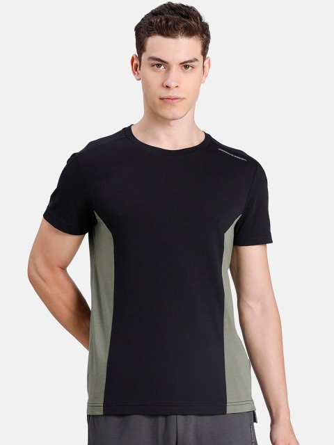 

PUMA Motorsport Men Black Colourblocked Round Neck T-shirt