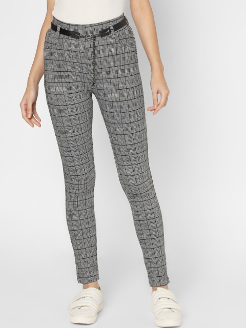 

Deal Jeans Women Grey Checked Slim Fit Jeggings