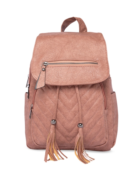 

Satchel Bags Women Pink Solid Backpack