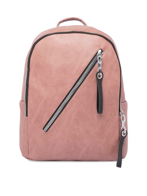 

Satchel Bags Women Pink Solid Backpack