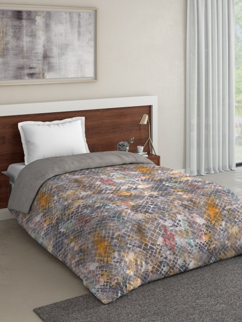 

DDecor Grey Abstract Mild Winter 150 GSM Single Bed Comforter