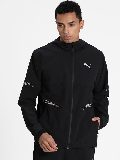 

Puma Men Black Solid Sporty Jacket