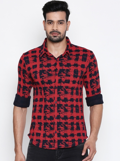 

Integriti Men Red Slim Fit Shirt