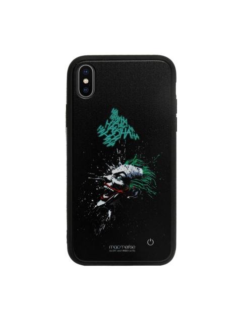 

macmerise Black & Green Sinister Joker Laugh Lumous iPhone X Cover