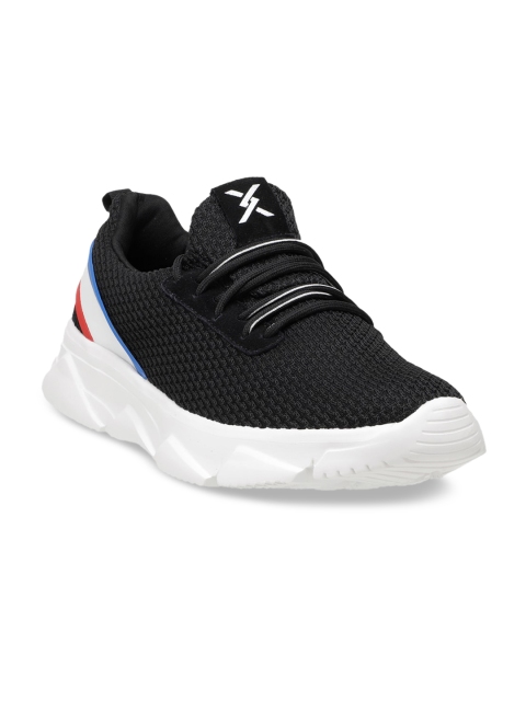 

Carlton London sports Men Black Memory Foam Sneakers