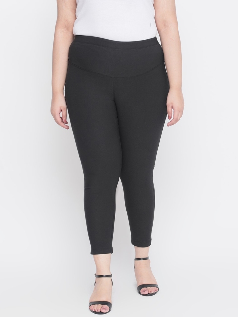 

Amydus Women Black Solid Regular Fit Jeggings