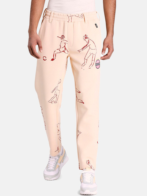 

Puma Men Pink Printed KIDSUPER Tailored Pants