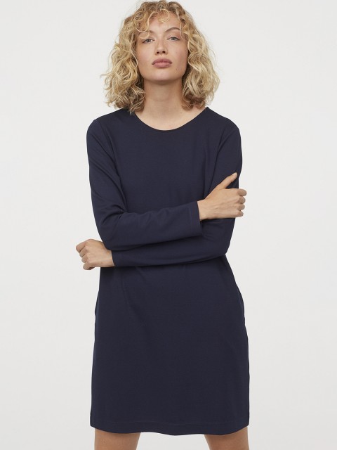 

H&M Women Blue Jersey Dress