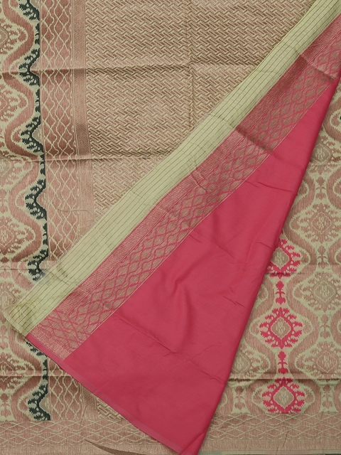 

Pothys Green Woven Design Jute Silk Saree