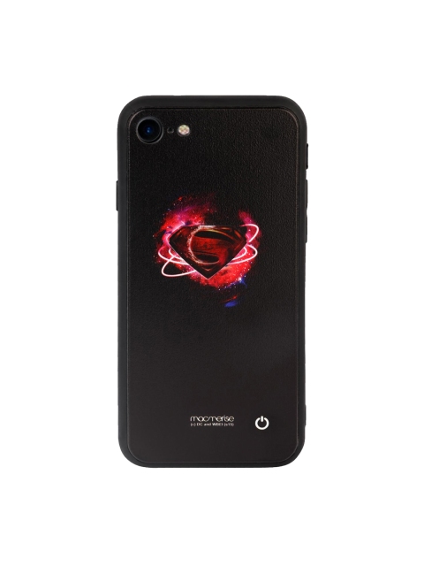 

macmerise Black & Red DC Comics Superman Supremacy Lumous IPhone 7 Back Case