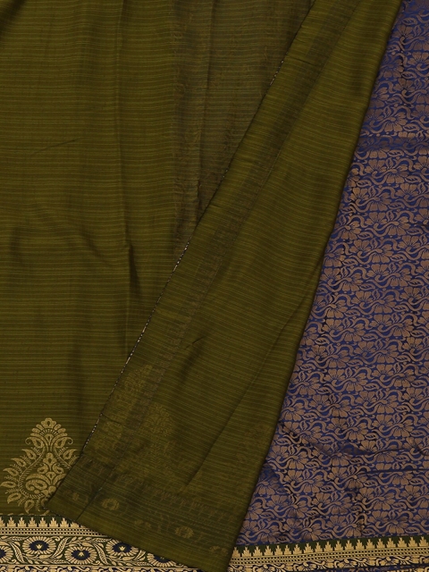 

Pothys Green Woven Design Poly Georgette Saree