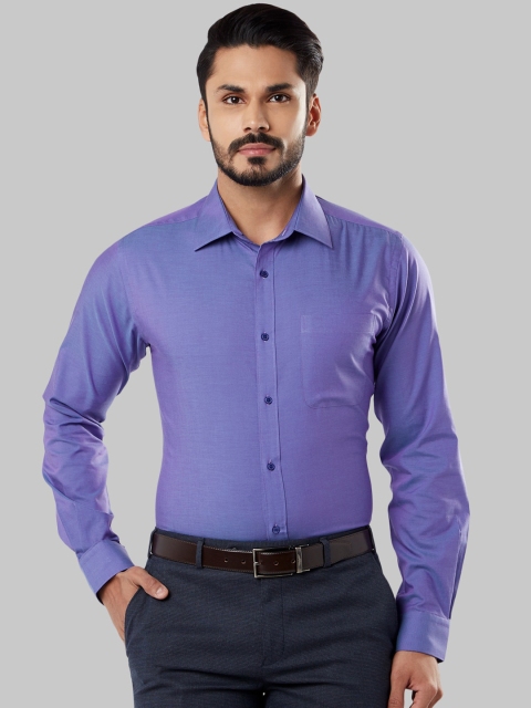 

Raymond Men Purple Slim Fit Solid Formal Shirt