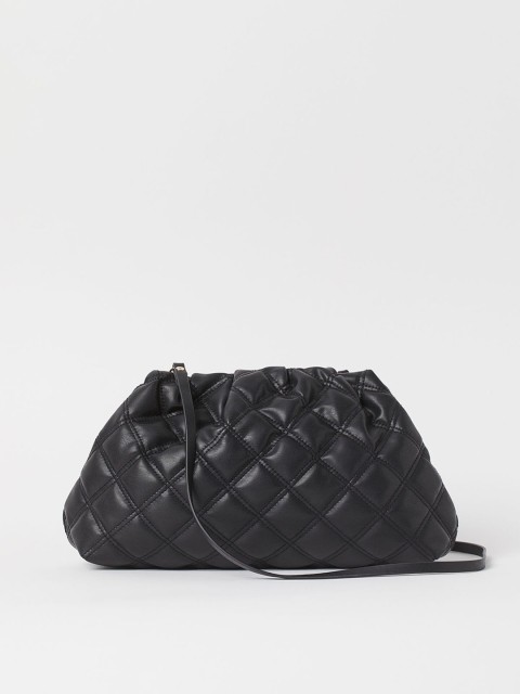 

H&M Women Black Quilted Shoulder Bag