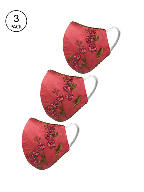 

nestroots Red Outdoor Mask Pack of 3