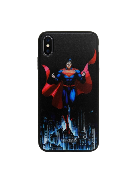 

macmerise Blue & Red DC Comics Metropolis Savior Lumous IPhone X Back Case