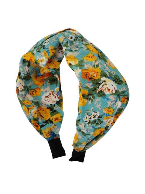 

Bellofox Women Yellow & Blue Printed Hairband