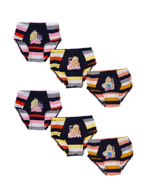 

Red RoseGirls Pack of 6 Assorted Basic Briefs BABY-135-24, Multi