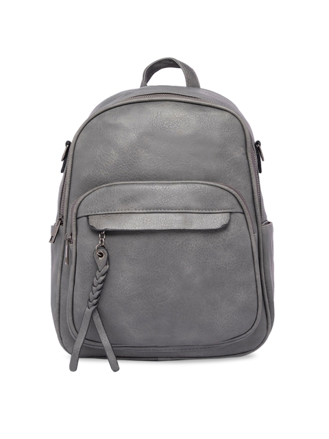 

Satchel Bags Women Grey Solid Backpack