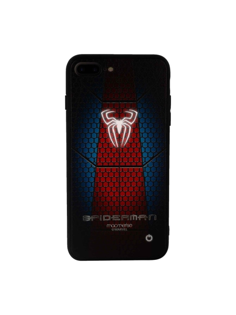 

macmerise Blue & Red Marvel Comics Spider Web Suit Lumous IPhone 7 Plus Back Case