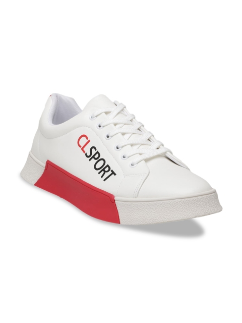 Carlton London sports Men White Memory Foam Sneakers