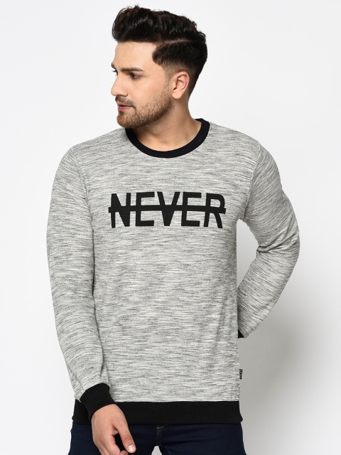 

Rigo Men Grey Printed Sweatshirt
