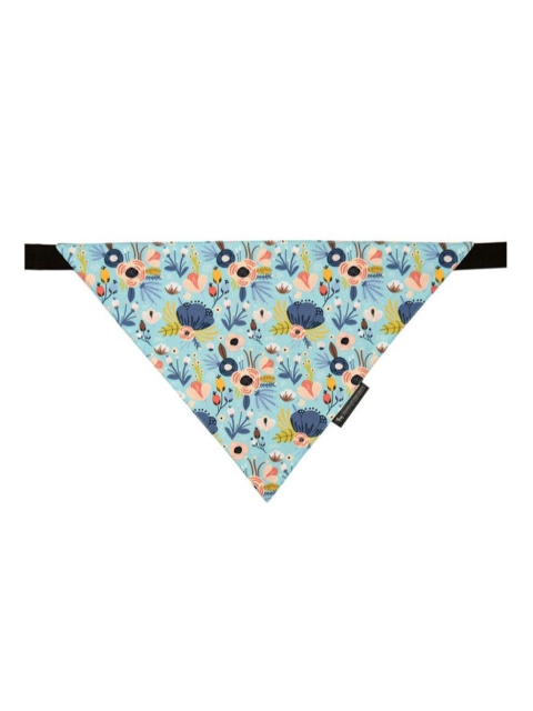

Heads Up For Tails Blue & Yellow Printed Dog Bandana Scarf
